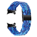 Miniatyrbillede 1 af 2: Samsung Galaxy Watch 5 / 5 Pro urrem i resin-stil - Morgenblå Blue