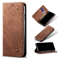 Miniatyrbillede 1 af 2: Jeans Samsung Galaxy A10s etui - Kaffe Brown