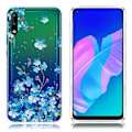 Miniatyrbillede 1 af 2: Deco Huawei P40 Lite E Cover - Blå Blomst Blue