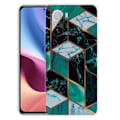 Miniatyrbillede 1 af 2: Marble design cover - Smaragd Marmor Multicolor