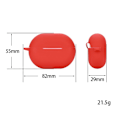 Miniatyrbillede 2 af 2: Huawei FreeBuds Pro 2 silikoneetui med spænde - Sort Black