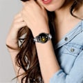 Miniatyrbillede 2 af 2: Google Pixel Watch urrem med rhinestone-dekor - Sort Black