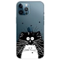 Miniatyrbild 1 av 2: Deco iPhone 14 Pro Max skal - Svart / Vit Katt Svart