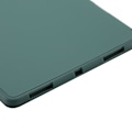 Pikkukuva 4 / 6: iPad Pro 12.9 (2022) / (2021) / (2020) kolminkertainen nahkakotelo - Mustanvihreä Green