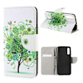 Miniatyrbillede 1 af 2: Wonderland Samsung Galaxy A50 etui - Grønt Træ Green