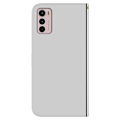 Miniatyrbillede 2 af 2: Mirror etui til Motorola Moto G42 - Sølv/Grå Silver grey