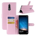 Miniatyrbillede 1 af 2: Huawei Mate 10 Lite Etui med Litchi skind - Lyserød Pink