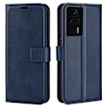 Pikkukuva 1 / 2: Lompakko Nahkakotelo For Xiaomi Redmi K60E - Sininen Blue