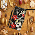 Miniatyrbillede 2 af 2: Wonderland Xiaomi Redmi 9C Flip etui - Smukke blomster Multicolor