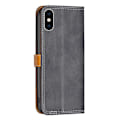Pikkukuva 2 / 2: BINFEN kaksivärinen nahkakotelo iPhone Xs Max - Musta Black