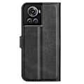 Miniatyrbillede 2 af 2: OnePlus 10R / OnePlus Ace læderetui med pung - Sort Black