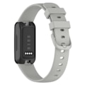Pikkukuva 1 / 3: Fitbit Inspire 3 silikonikellon hihna - Rock Grey Koko: L Silver grey