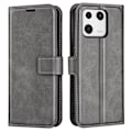 Miniatyrbillede 1 af 2: Læderetui med Pung til Xiaomi 13 - Grå Silver grey