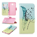 Miniatyrbillede 1 af 2: Wonderland Samsung Galaxy J6 Plus (2018) etui - Fjer og Fugle Multicolor