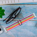 Miniatyrbillede 2 af 2: Fitbit Charge 3 nylon-urrem i sportsstil - Regnbue Multicolor