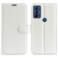 Miniatyrbillede 1 af 6: Klassisk Motorola Moto G Play (2023) Flip Etui - Hvid White
