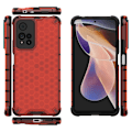 Pikkukuva 2 / 2: Bofink Honeycomb Xiaomi Redmi Note 11 Pro 5G / 11 Pro Plus 5g Suojakotelo - Punainen Red