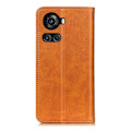 Pikkukuva 2 / 2: OnePlus 10R / OnePlus Ace lompakkokotelo, aitoa nahkaa - Ruskea Brown