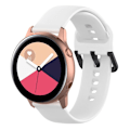 Pikkukuva 1 / 2: Samsung Galaxy Watch Active -kellon kestävä silikoninen ranneke - Valkoinen White