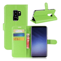 Miniatyrbild 1 av 2: Samsung Galaxy S9 Plus Läckert skinn fodral - Grön Grön