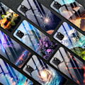 Pikkukuva 2 / 2: Fantasy Samsung Galaxy Note 10 Lite kuoret - Valkoinen planeetta Multicolor