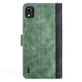 Miniatyrbillede 2 af 2: To Farvet Læder Flip Case til Nokia C2 2nd Edition - Grøn Green