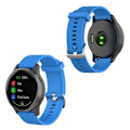 Pikkukuva 1 / 2: Garmin Vivoactive 4 silikoninen kuvioitu kellonauha - Vauvasininen Blue