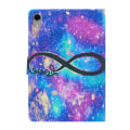 Miniatyrbillede 2 af 6: iPad 10.9 (2022) Pattern Printing Vegansk Læder stødsikkert Cover Foldable Stand Tablet Drop Resistant Case with Card Slots - Kærlighed Multicolor