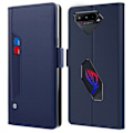 Pikkukuva 1 / 2: Phone Suojakotelo With Make-up Mirror And Slick Design For ASUS ROG Phone 5 - Sininen Blue