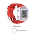 Miniatyrbild 1 av 2: Garmin Forerunner 10 Enfärgat silikon klockband - Röd Röd