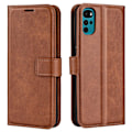 Pikkukuva 1 / 2: Motorola Moto G22 nahkainen lompakokkotelo - Vaalean Ruskea Brown