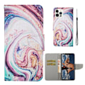Miniatyrbillede 1 af 2: Wonderland iPhone 13 Pro Max flip etui - Oliemaleri Multicolor