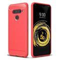 Miniatyrbillede 1 af 2: Carbon Flex LG V50 ThinQ cover - Rød Red