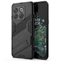 Pikkukuva 1 / 2: Shockproof Hybrid Suojakuori With A Modern Touch For OnePlus Ace Pro / 10t - Musta Black