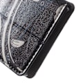 Miniatyrbillede 2 af 2: Moberg Huawei Ascend P8 Læder Etui Med Kortholder - Smukke Hvide Blomster Multicolor