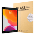 Pikkukuva 1 / 2: iPad 10.2 (2021) / (2020) / (2019) 2.5D kaarireunan karkaistu lasinen näytönsuojus Transparent