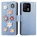 Pikkukuva 1 / 2: Sileä ja ohut premium-PU-nahkakotelo Xiaomi 13 - Sininen Blue