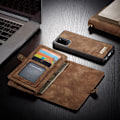 Miniatyrbillede 2 af 2: CaseMe Samsung Galaxy S20 Plus Zipper Wallet Etui - Brun Brown