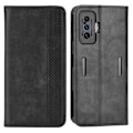 Pikkukuva 1 / 2: Bofink Vintage Xiaomi Poco F4 GT / Xiaomi Redmi K50 Gaming nahkakotelo - Musta Black
