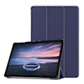 Pikkukuva 1 / 2: Samsung Galaxy Tab S4 Taivutettava Synteetti Nahkainen Tabletin Suojakuori -Tumman Sininen Blue