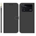 Pikkukuva 1 / 2: Mirror Xiaomi Poco M4 Pro 5G flip case - Musta Black