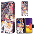 Miniatyrbillede 1 af 2: Wonderland Samsung Galaxy A82 5G Flip etui - Blomst og elefant Multicolor