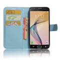 Miniatyrbillede 2 af 2: Samsung Galaxy A5 (2017) beskyttende læder-etui med kortholder  - Blå Blue