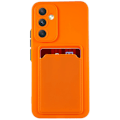 Pikkukuva 1 / 2: Card Holder Suojakuori For Samsung Galaxy A54 - Oranssi Orange