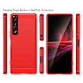 Pikkukuva 2 / 2: Carbon Flex Sony Xperia 1 IV kotelot - Punainen Red