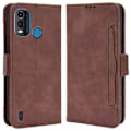Miniatyrbillede 1 af 2: Stilfuldt Læder Etui med Pung til Nokia G11 Plus - Brun Brown