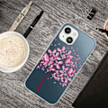 Miniatyrbild 2 av 2: Deco iPhone 14 skal - Rosa Blommor Rosa
