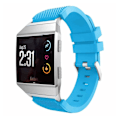 Miniatyrbillede 1 af 2: Fitbit Ionic rem med Twill tekstur - Baby blå Blue