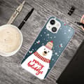 Miniatyrbilde 2 av 2: Juleveske til iPhone 13 Mini - Skjerf Hvit Bjørn Multicolor