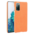 Miniatyrbillede 1 af 2: Croco etui - Samsung Galaxy S20 FE 5G / S20 FE - orange Orange